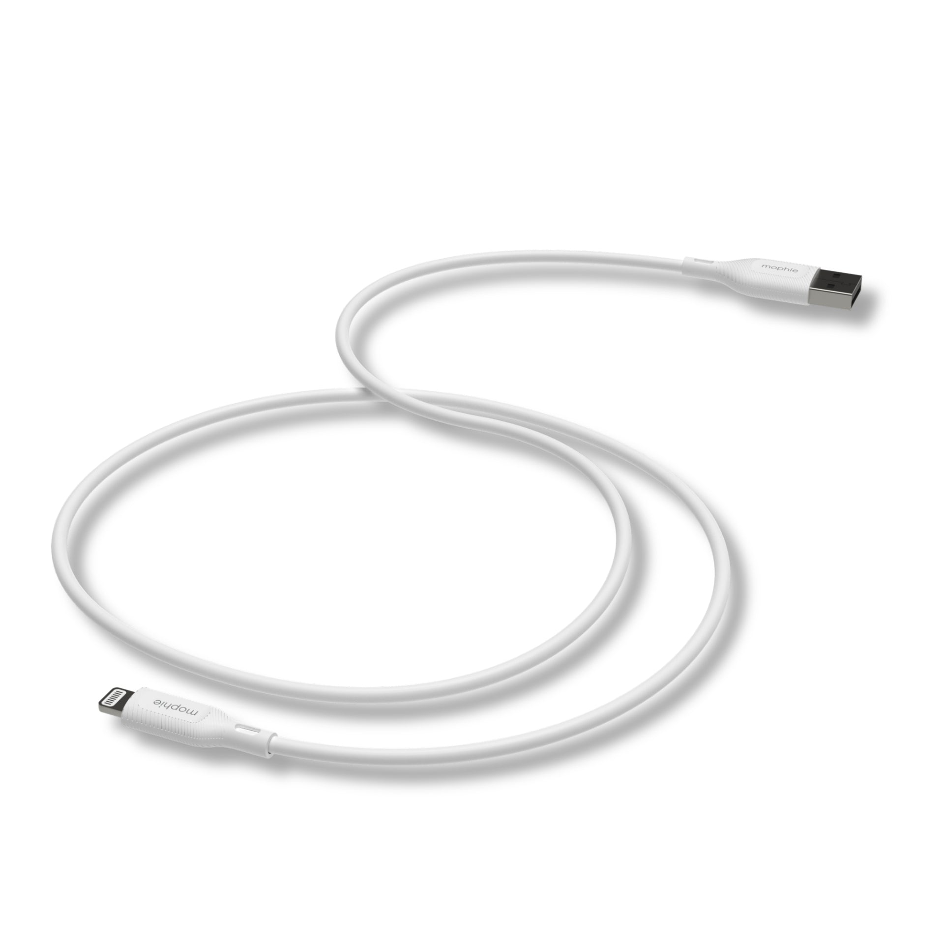 Mophie Essentials USB-A to Lightning Charging Cable 1m – White