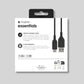 Mophie Essentials USB-A to USB-C Charging Cable 1m – Black