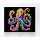 Diamond Dotz Rolled Flock Canvas – Neon Octopus – 35 x 46cm