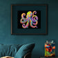 Diamond Dotz Rolled Flock Canvas – Neon Octopus – 35 x 46cm
