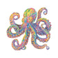 Diamond Dotz Rolled Flock Canvas – Neon Octopus – 35 x 46cm