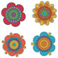 Diamond Dotz Coaster Set – Hippy Brights – 4 Pack (10 x 10cm)
