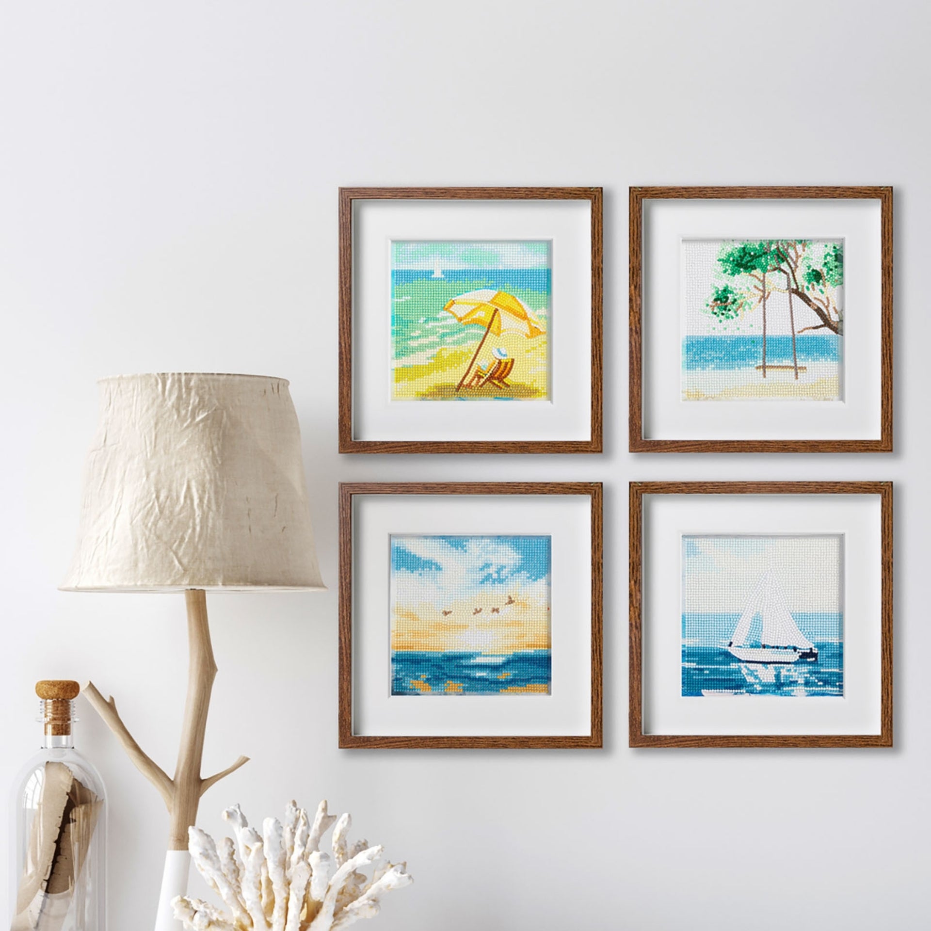 Diamond Dotz Mini Dotz Set – Summer Days – 4 Pack (13 x 13cm)