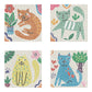 Diamond Dotz Mini Dotz Set – I love Cats – 4 Pack (13 x 13cm)