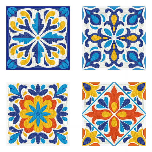 Diamond Dotz Mini Dotz Set – Lisbon Tiles – 4 Pack (13 x 13cm)