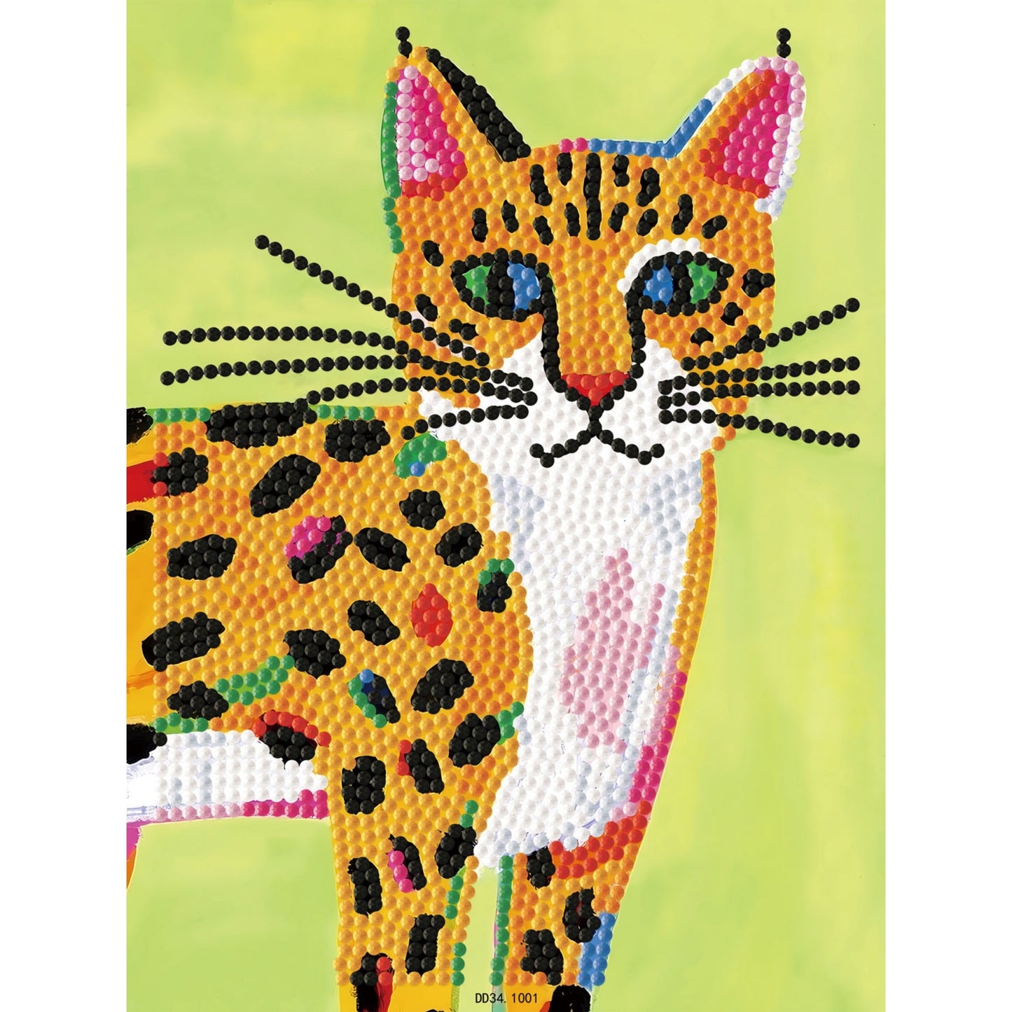 Diamond Dotz Stretched Canvas – Tiger – 15 x 20cm