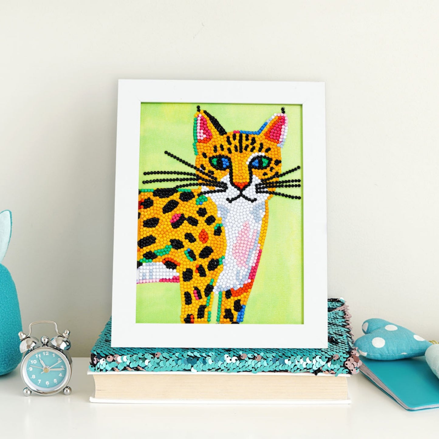 Diamond Dotz Stretched Canvas – Tiger – 15 x 20cm