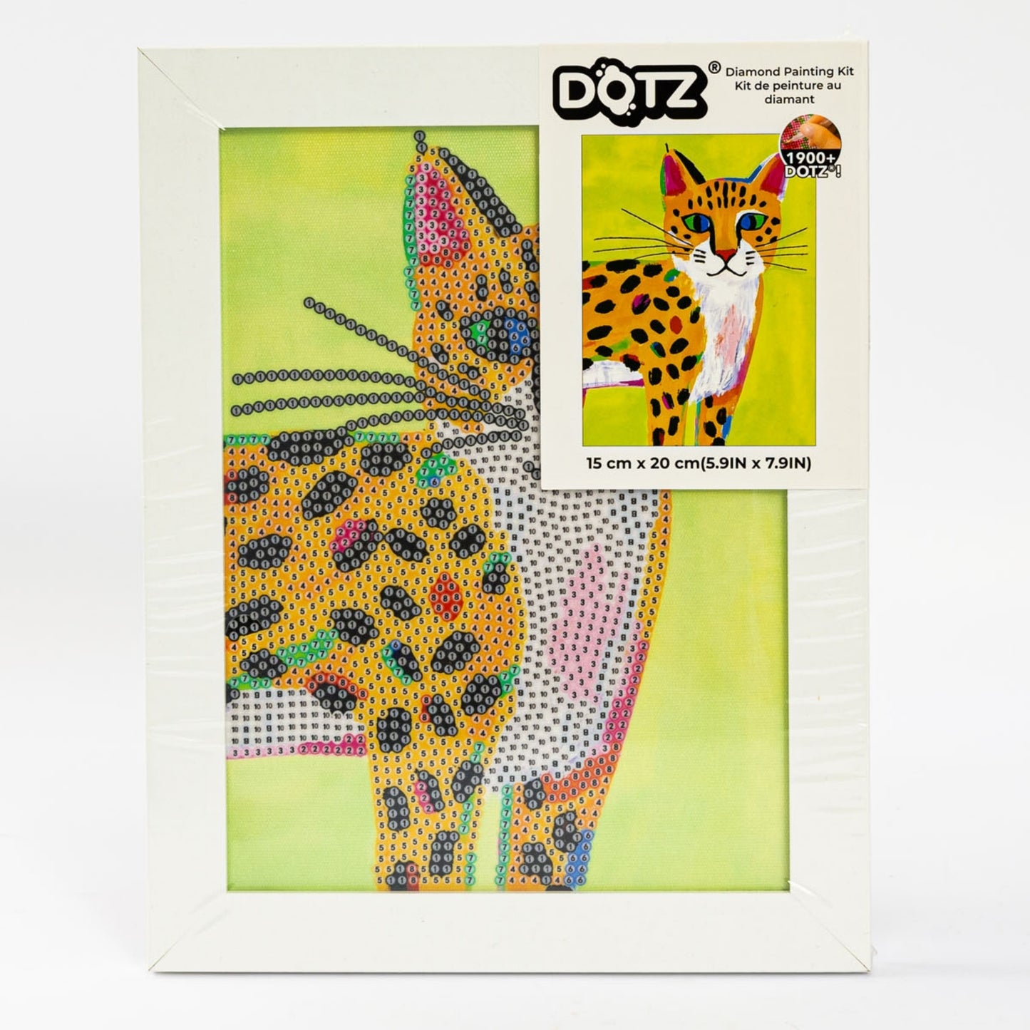 Diamond Dotz Stretched Canvas – Tiger – 15 x 20cm