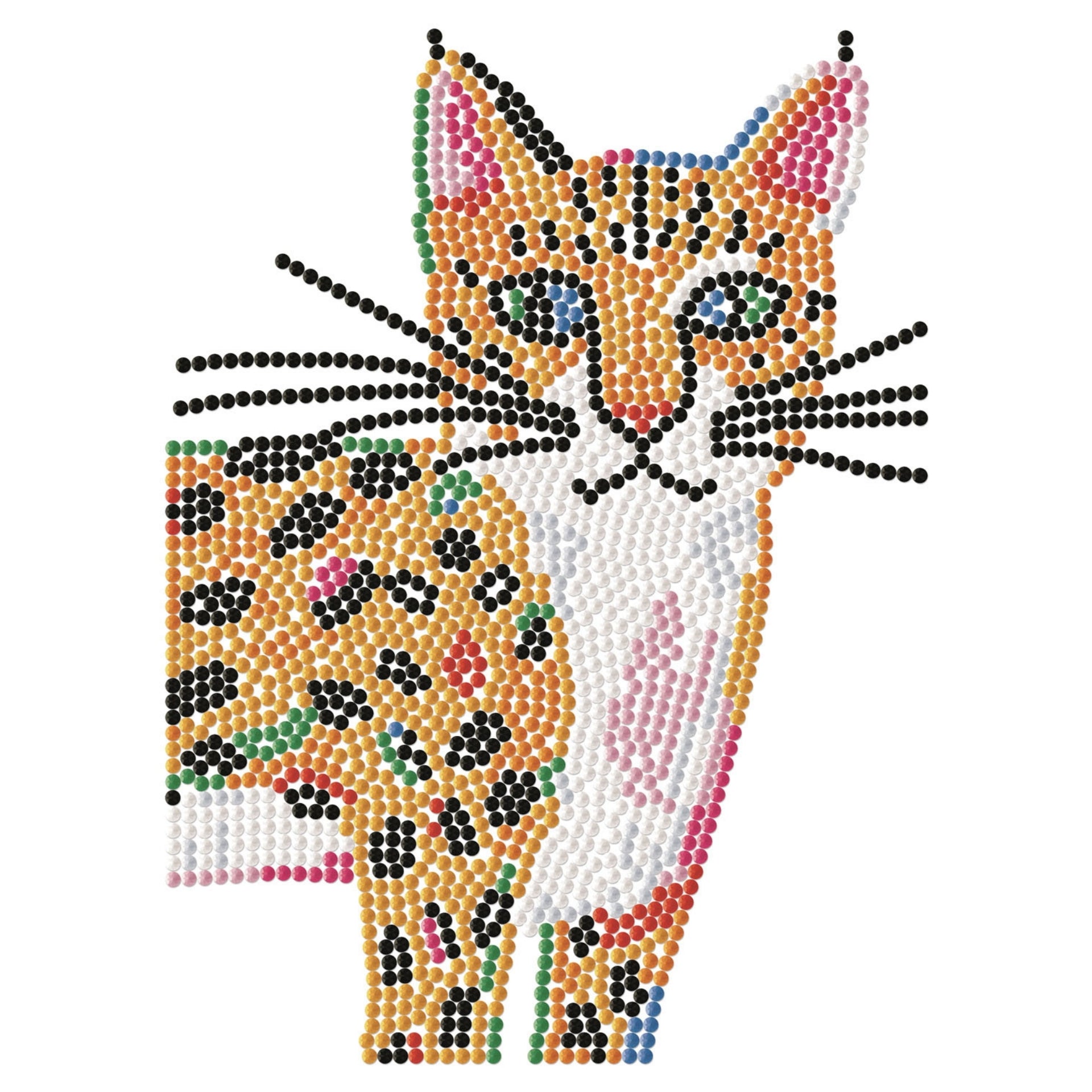 Diamond Dotz Stretched Canvas – Tiger – 15 x 20cm
