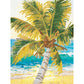 Diamond Dotz Stretched Canvas – Palm Tree – 15 x 20cm