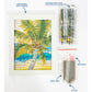 Diamond Dotz Stretched Canvas – Palm Tree – 15 x 20cm