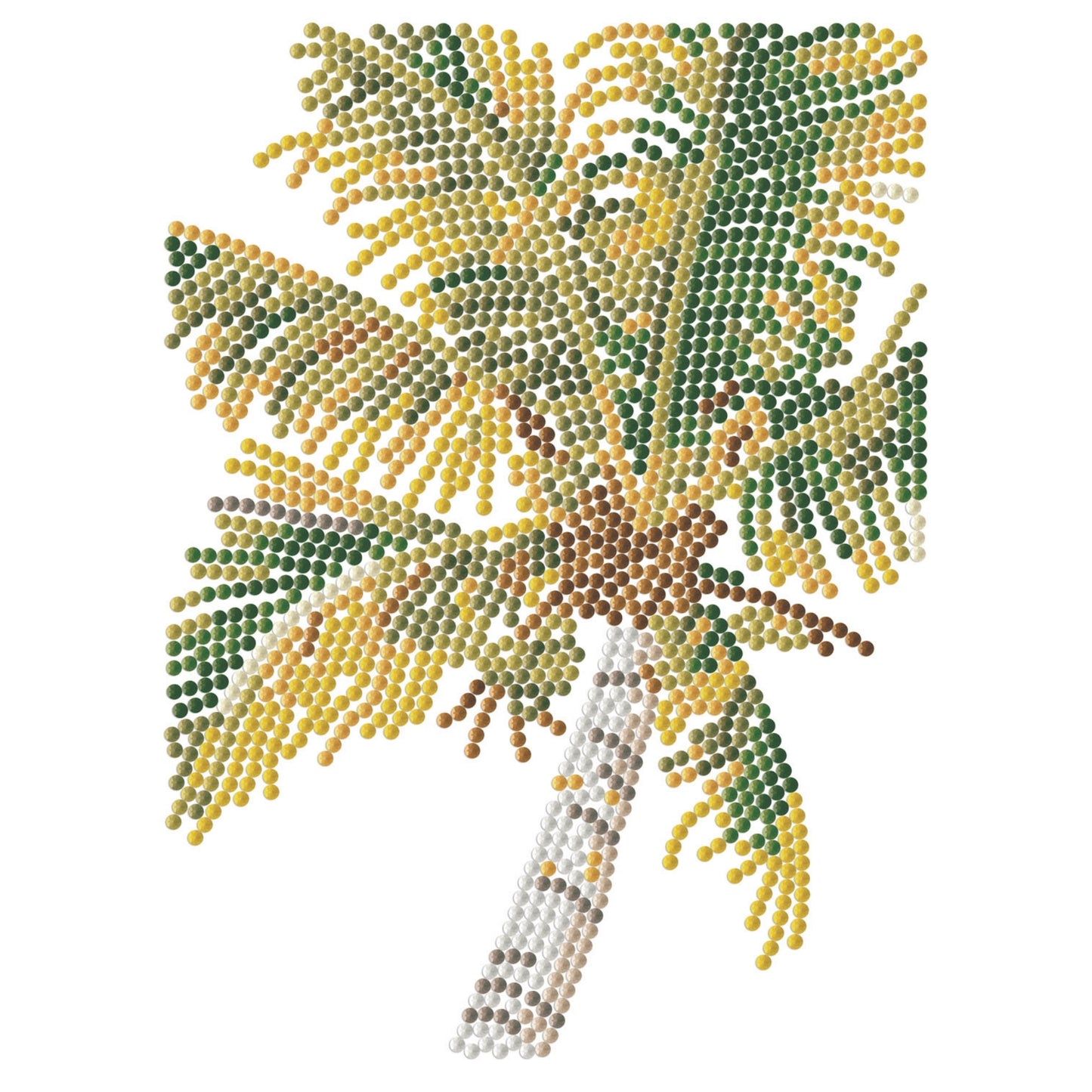 Diamond Dotz Stretched Canvas – Palm Tree – 15 x 20cm