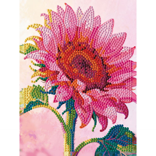 Diamond Dotz Stretched Canvas – Ruby Eclipse – 15 x 20cm