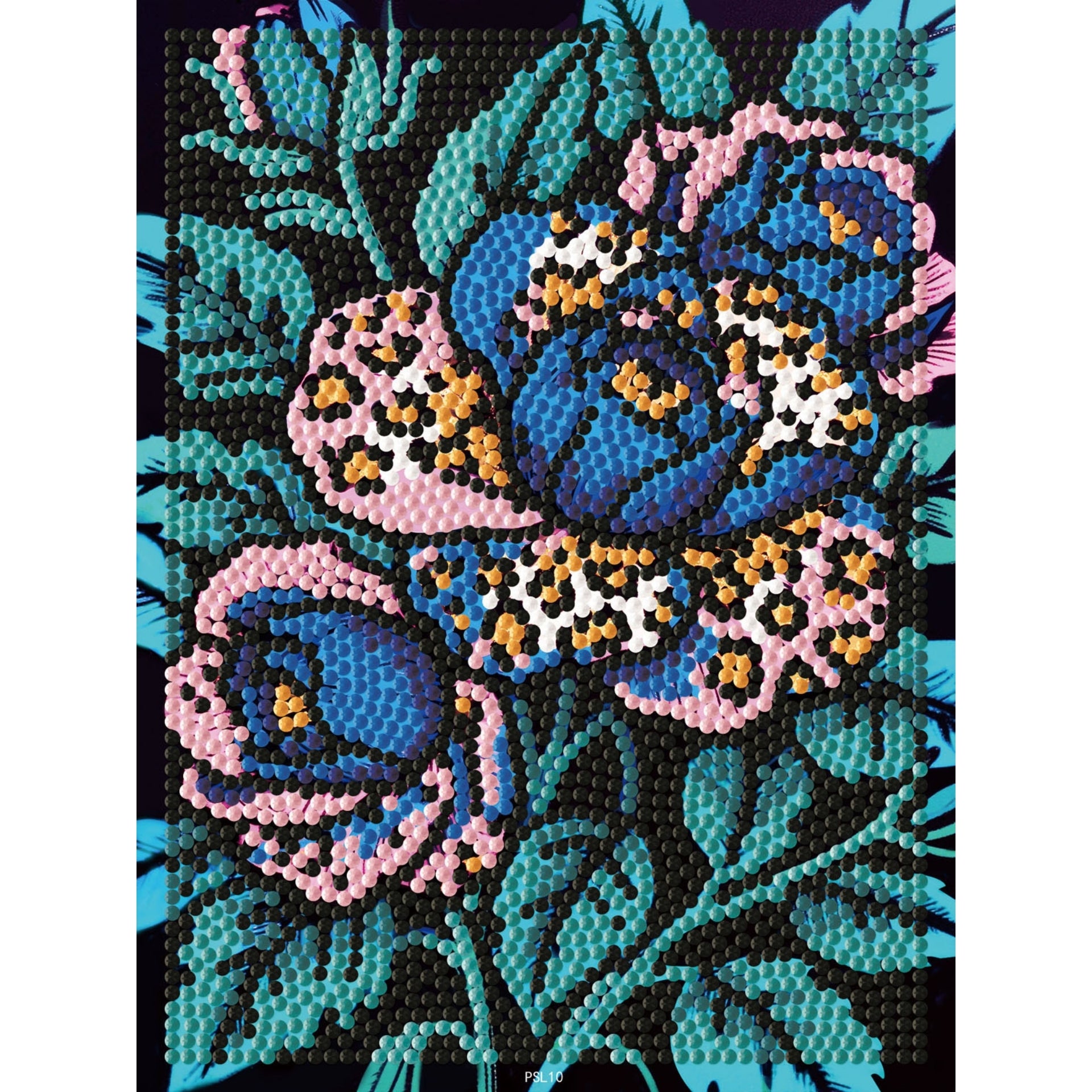 Diamond Dotz Stretched Canvas – Night Bloom – 15 x 20cm
