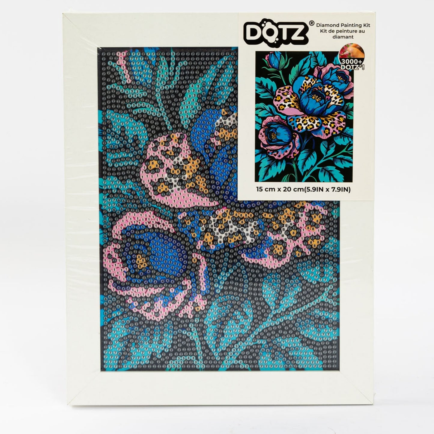 Diamond Dotz Stretched Canvas – Night Bloom – 15 x 20cm