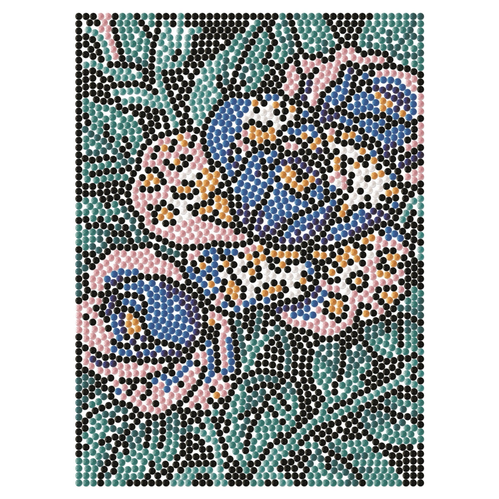 Diamond Dotz Stretched Canvas – Night Bloom – 15 x 20cm