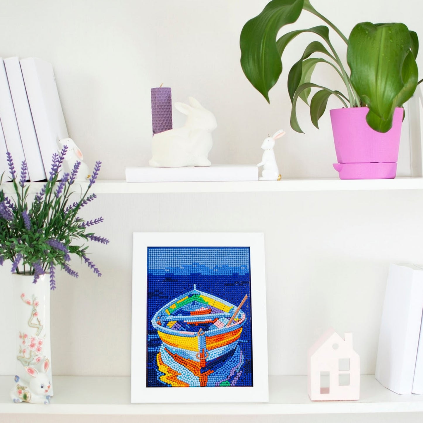 Diamond Dotz Stretched Canvas – Dreamboat – 15 x 20cm