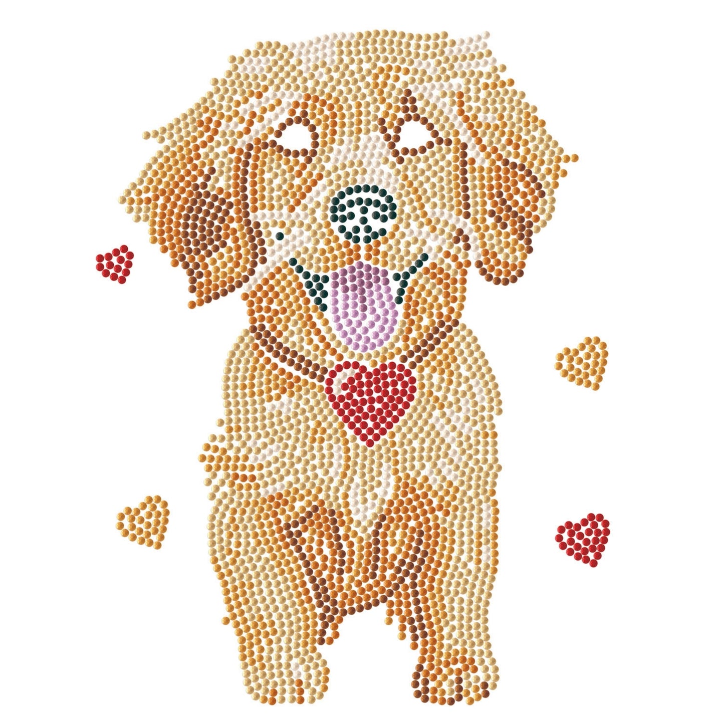 Diamond Dotz Stretched Canvas – Puppy Love – 20 x 25cm