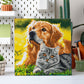 Diamond Dotz Stretched Canvas – Purrfect Day – 30 x 30cm