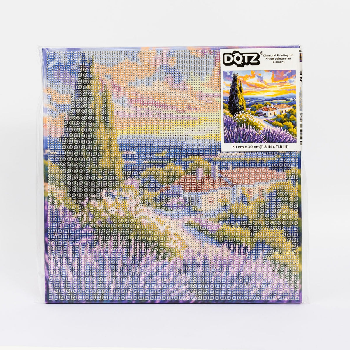 Diamond Dotz Stretched Canvas – Under the Lavender Sky – 30 x 30cm