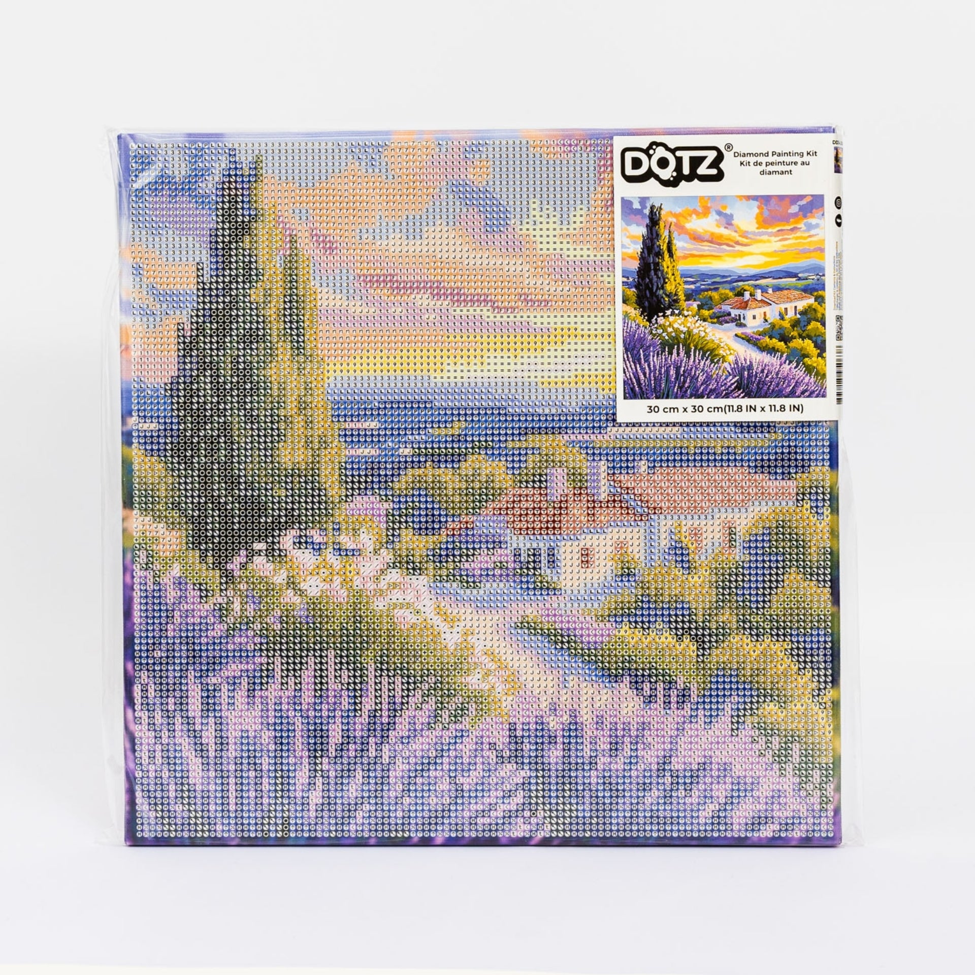 Diamond Dotz Stretched Canvas – Under the Lavender Sky – 30 x 30cm