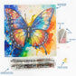 Diamond Dotz Stretched Canvas – Butterfly Flight – 30 x 30cm
