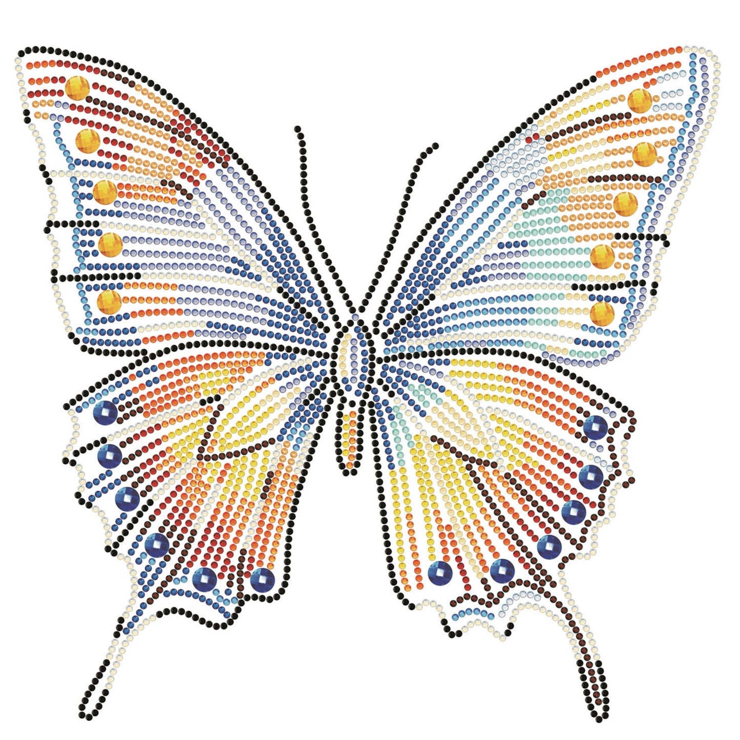 Diamond Dotz Stretched Canvas – Butterfly Flight – 30 x 30cm