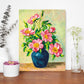 Diamond Dotz Stretched Canvas – Wild Rose Bouquet – 30 x 40cm