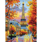 Diamond Dotz Stretched Canvas – Eiffel's Autumn Glow – 30 x 40cm
