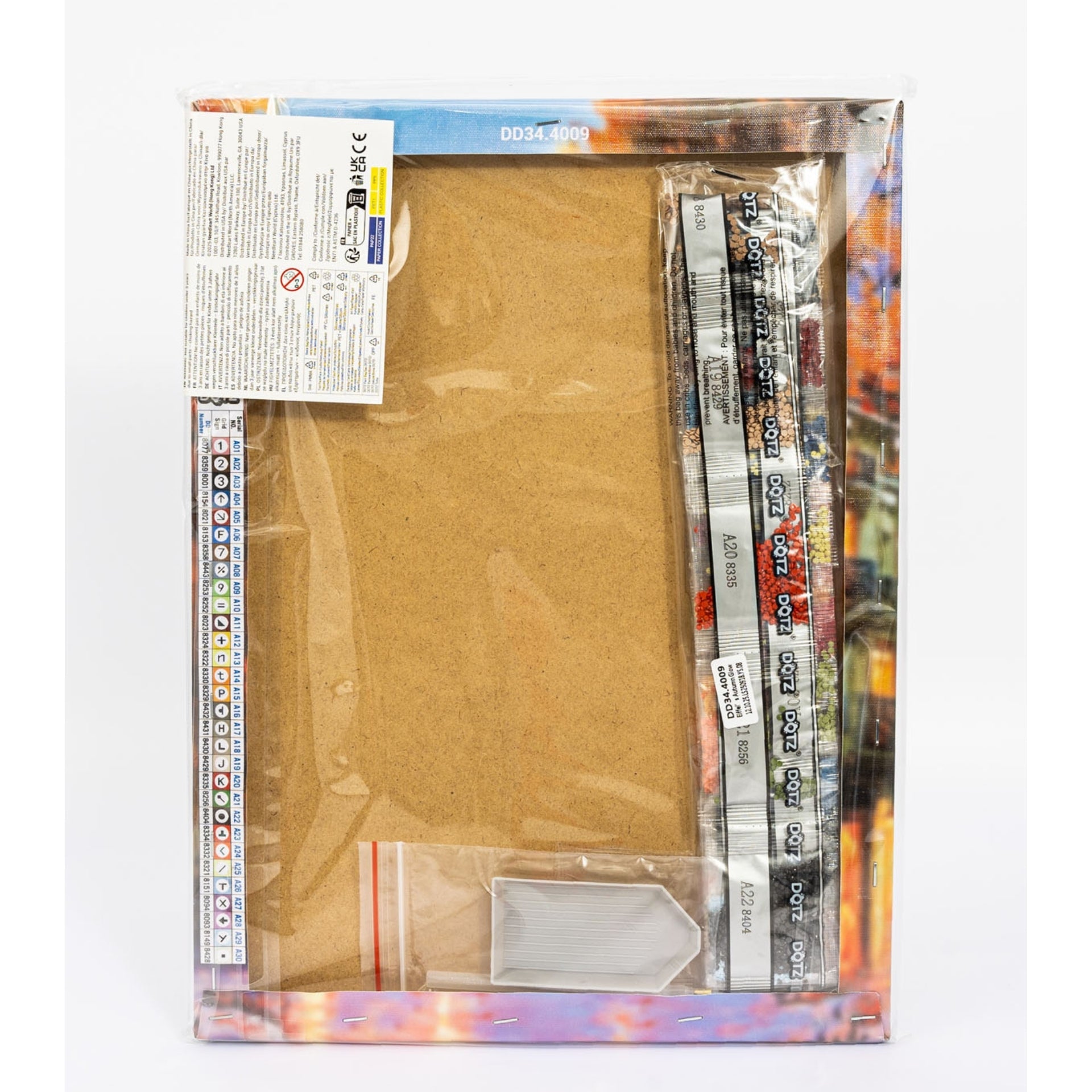Diamond Dotz Stretched Canvas – Eiffel's Autumn Glow – 30 x 40cm