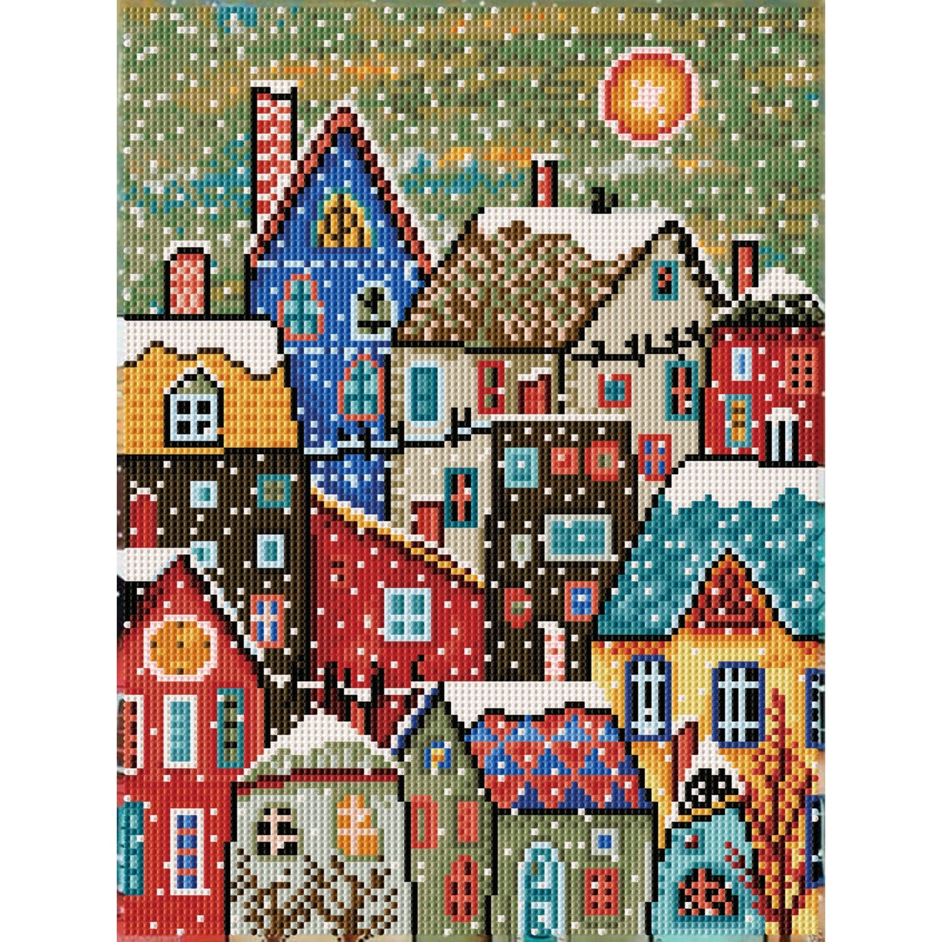 Diamond Dotz Stretched Canvas – Frosted Fantasy – 30 x 40cm