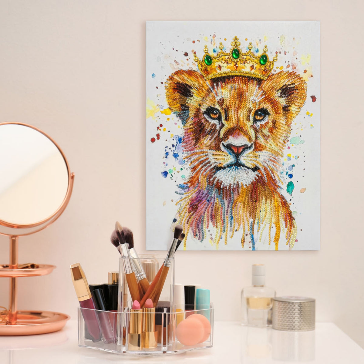 Diamond Dotz Stretched Canvas – Prince – 30 x 40cm