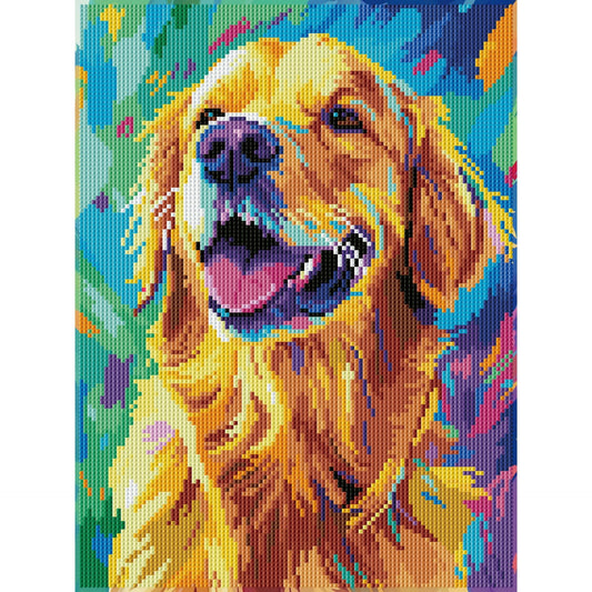 Diamond Dotz Stretched Canvas – Good Boy! – 30 x 40cm