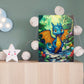 Diamond Dotz Stretched Canvas – Blue Dragon – 30 x 40cm