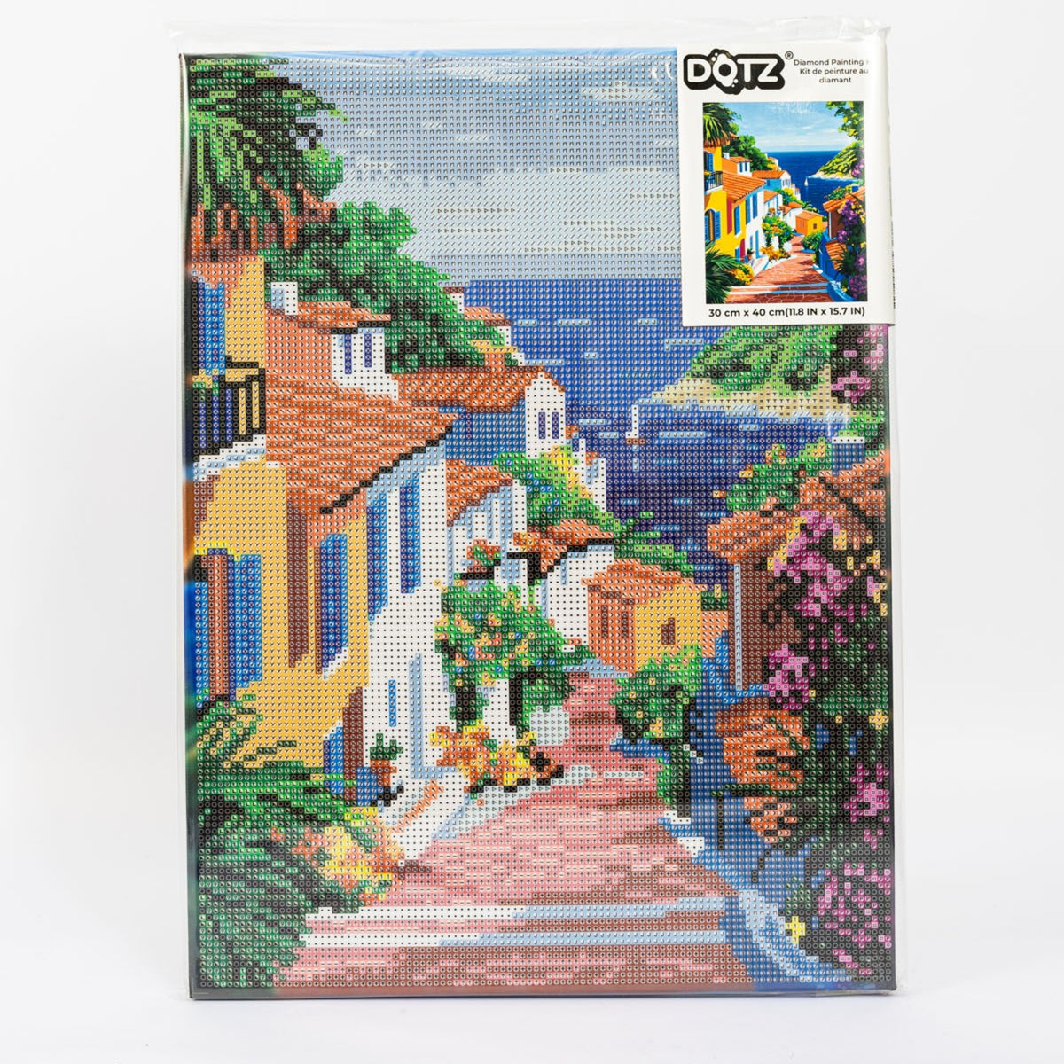 Diamond Dotz Stretched Canvas – Mediterranean – 30 x 40cm