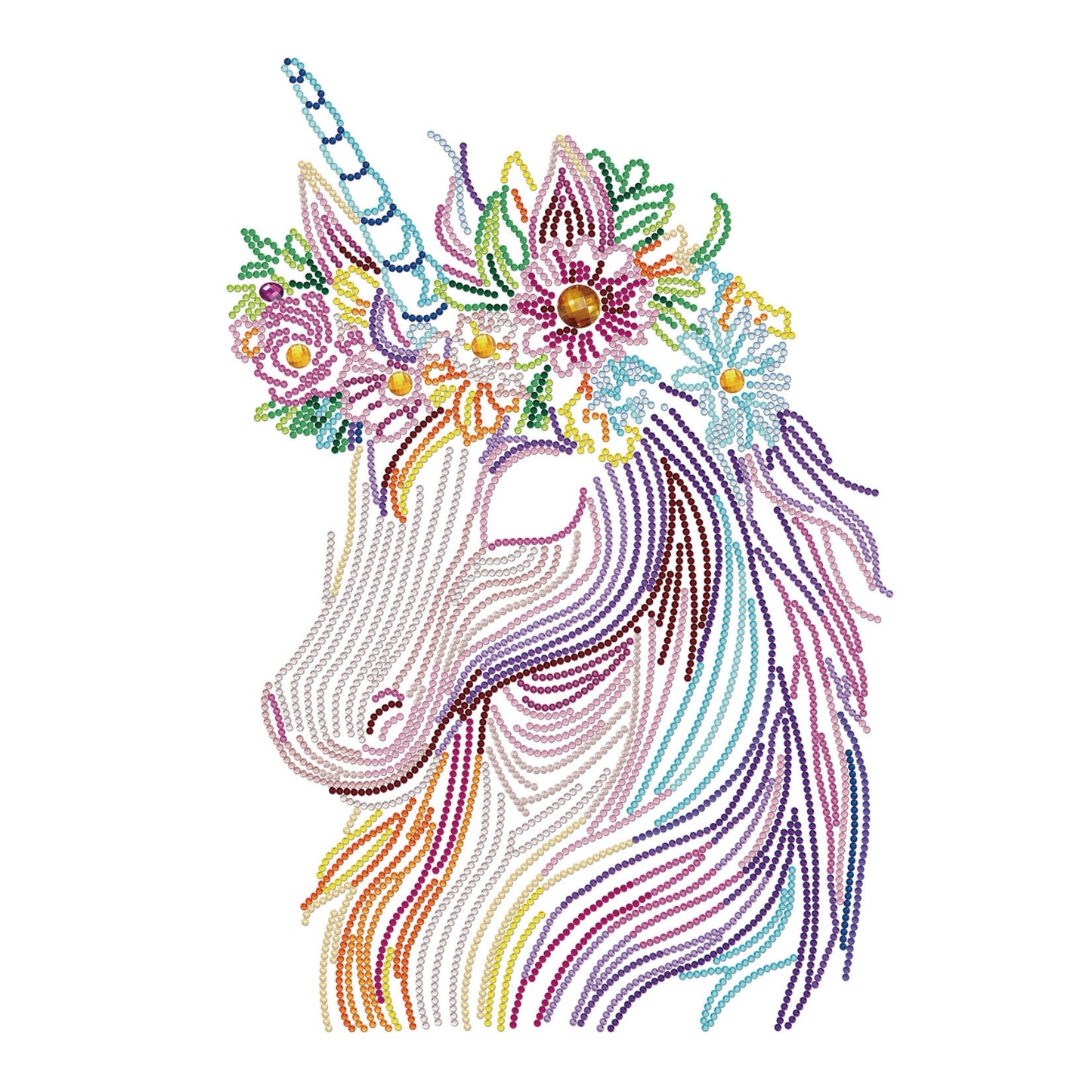 Diamond Dotz Stretched Canvas – Unicorn Princess – 30 x 40cm