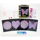 Diamond Dotz Neon Flock Black Set – Neon Mandalas – 4 Pack (20 x 25cm)