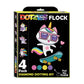 Diamond Dotz Neon Flock Black Set – Neon Unicorns – 4 Pack (20 x 25cm)