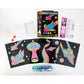 Diamond Dotz Neon Flock Black Set – Neon Space – 4 Pack (20 x 25cm)