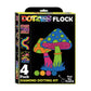 Diamond Dotz Neon Flock Black Set – Neon Good Vibes – 4 Pack (20 x 25cm)