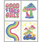 Diamond Dotz Neon Flock Black Set – Neon Good Vibes – 4 Pack (20 x 25cm)