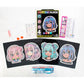 Diamond Dotz Neon Flock Black Set – Neon Anime Girls – 4 Pack (20 x 25cm)