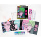 Diamond Dotz Neon Flock Black Set – Neon Anime – 4 Pack (20 x 25cm)