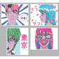 Diamond Dotz Neon Flock Black Set – Neon Anime – 4 Pack (20 x 25cm)