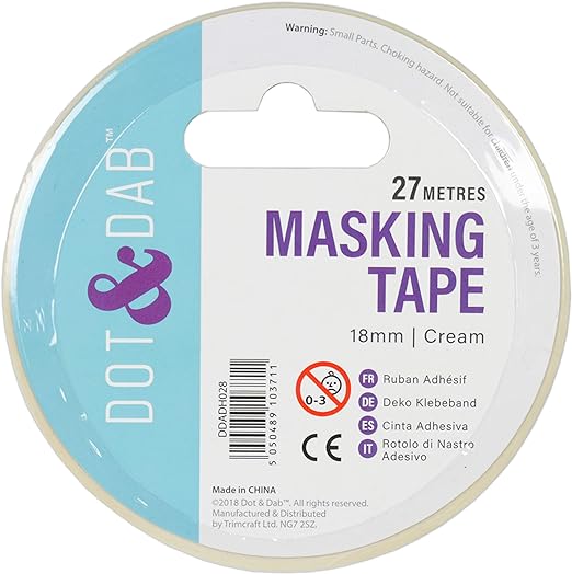 Dot & Dab Masking Tape 18mm x 27m