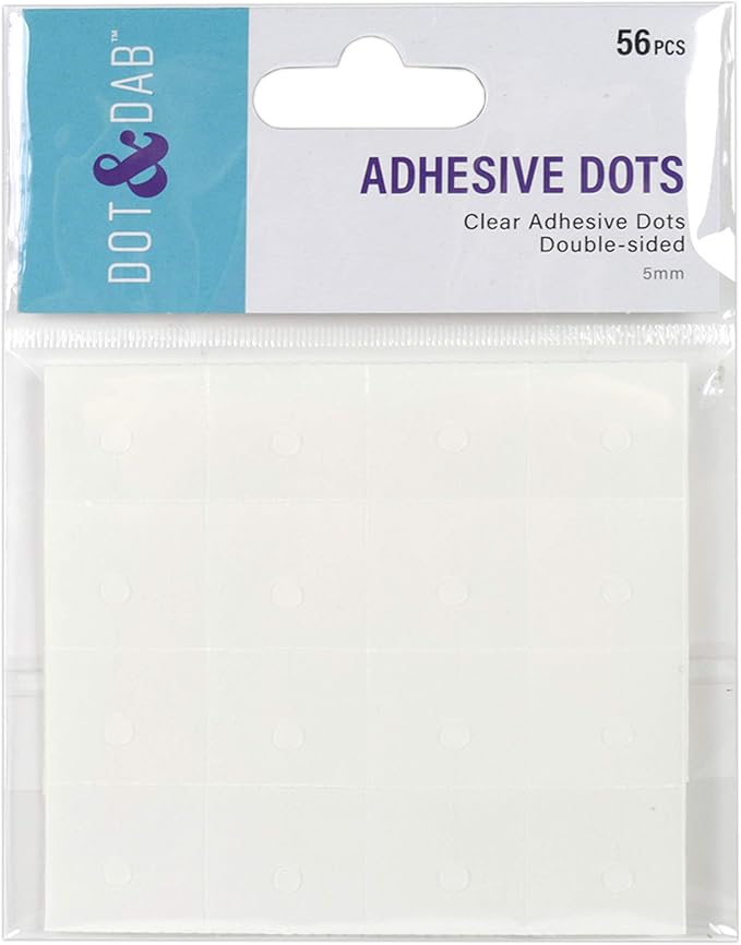 Dot & Dab Glue Dots 5mm x 5mm 54 dots