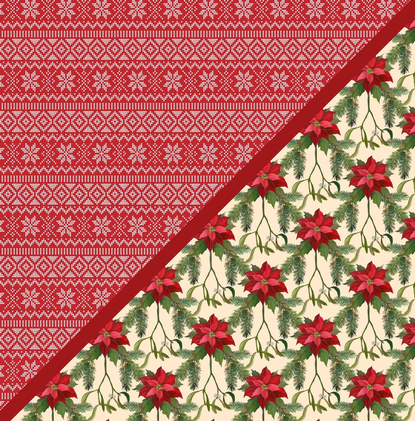 Digital Kit A4 Papers Yuletide Wishes - 12 Designs