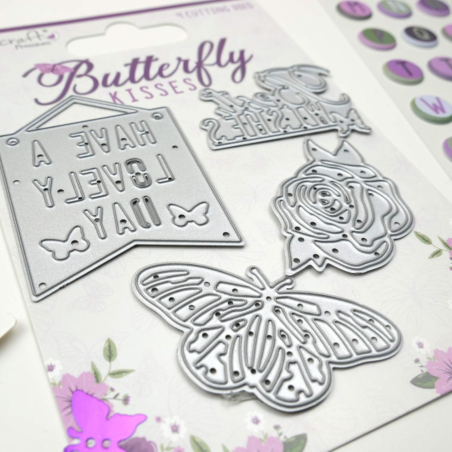 Dovecraft Premium Butterfly Kisses Steel Cutting Die