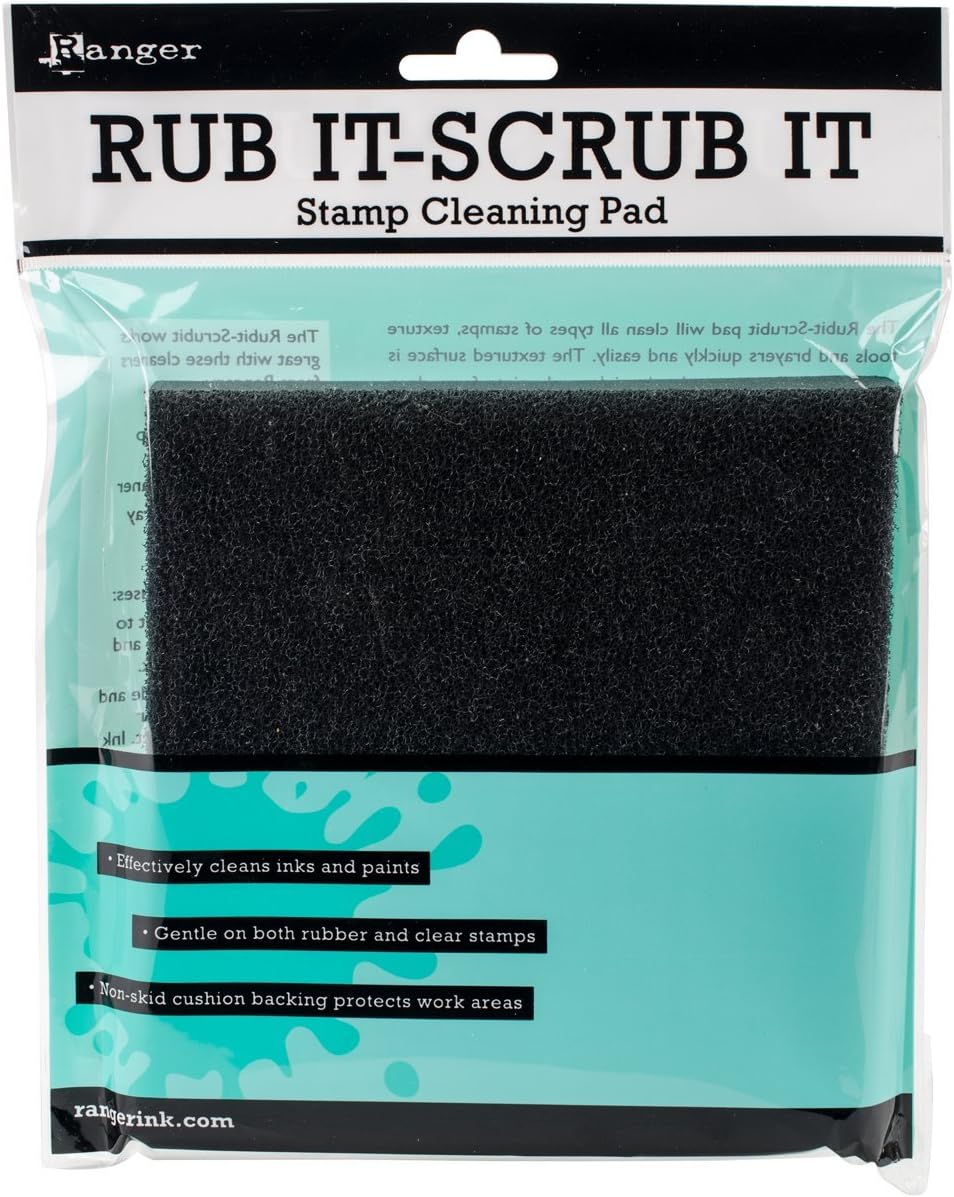 Inkssentials Rub-It Scrub-It Stamp Cleaning Pad-6X6