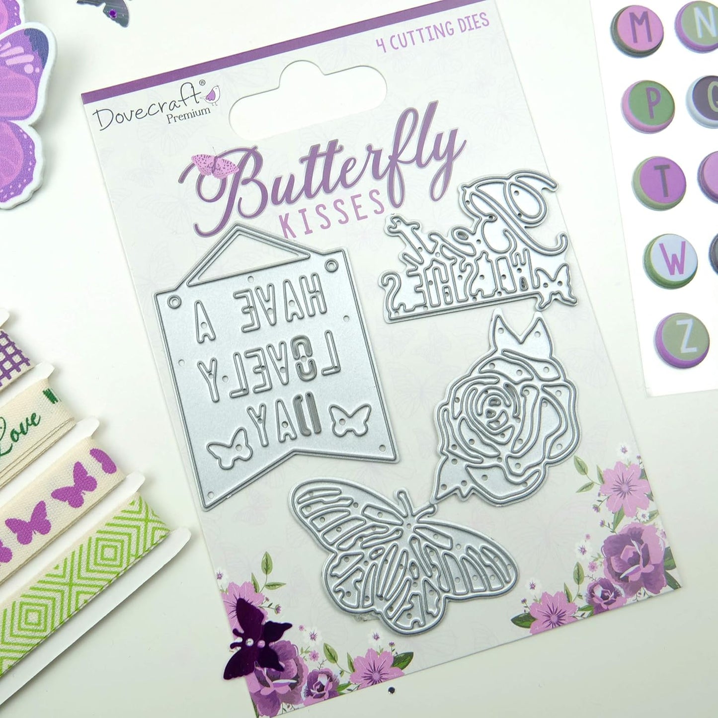 Dovecraft Premium Butterfly Kisses Steel Cutting Die